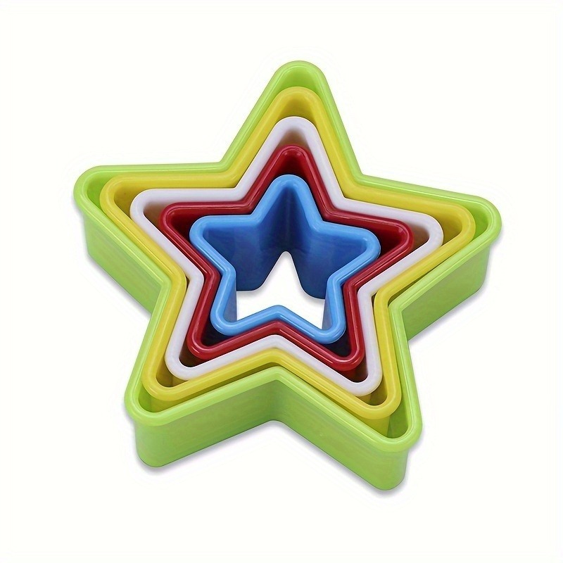 Kitchen Baking Cookies - 1/2/3PCS Star Shaped Cookie Cutters, Plastic