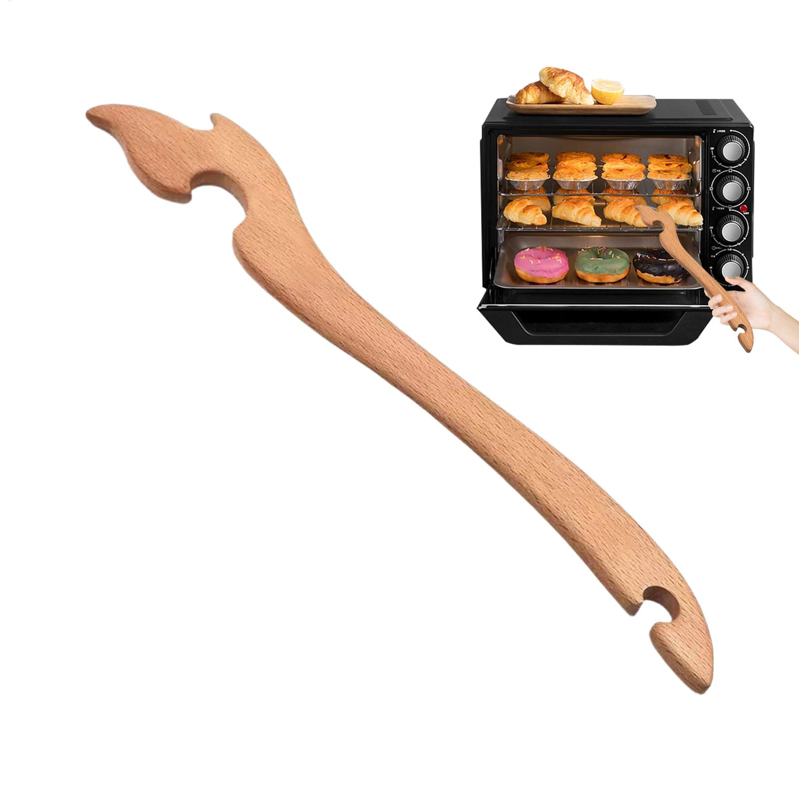Cool Kitchen Baking Gadgets - Oven Push Pull Stick Heat-Resistant Anti-Scalding