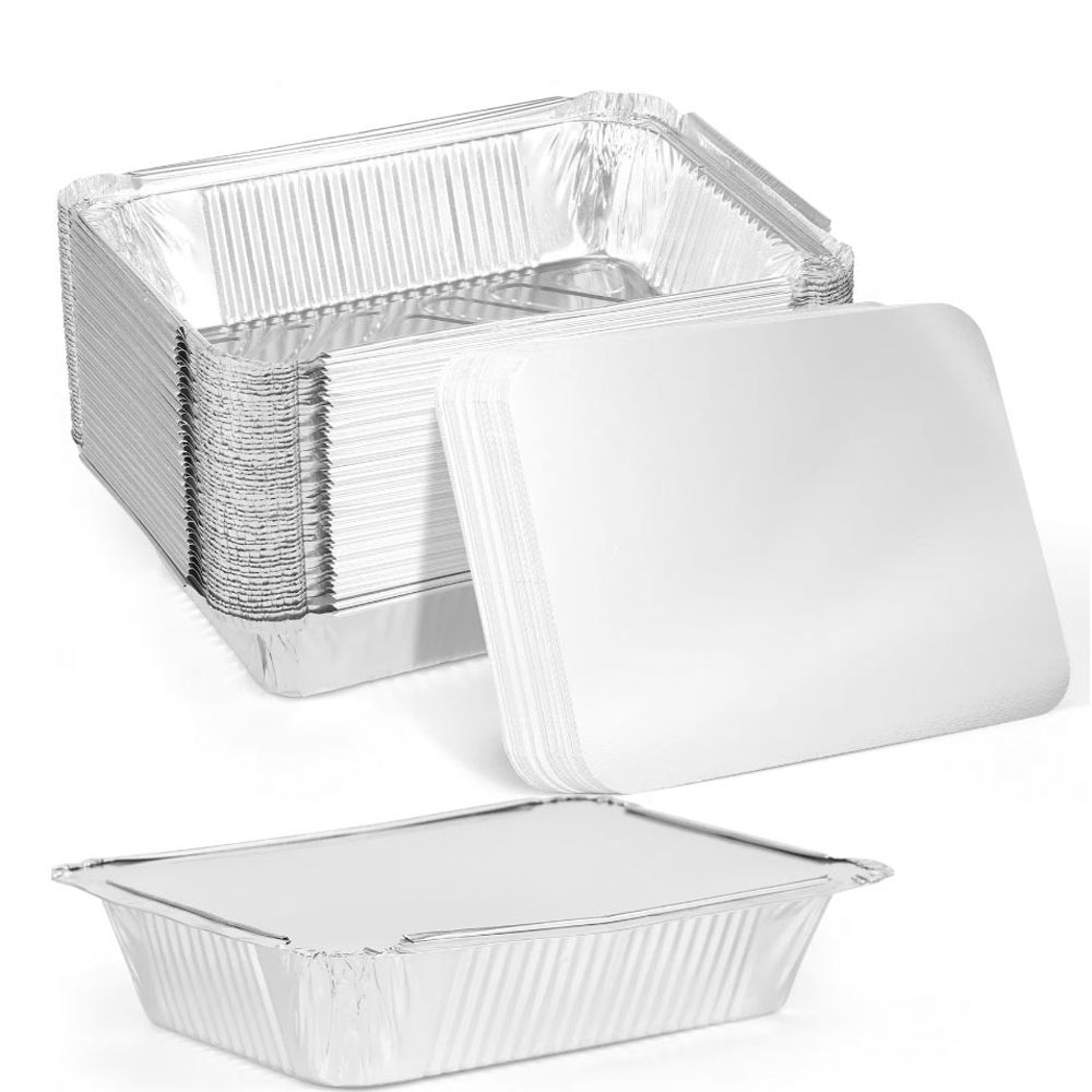 Kitchen Baking Containers - 10PCS New With Lids Aluminum Foil