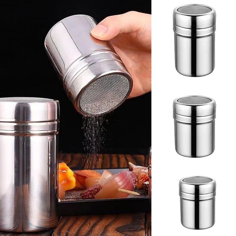 Kitchen Baking Utensil - Stainless Steel Chocolate Shaker Cocoa Flour