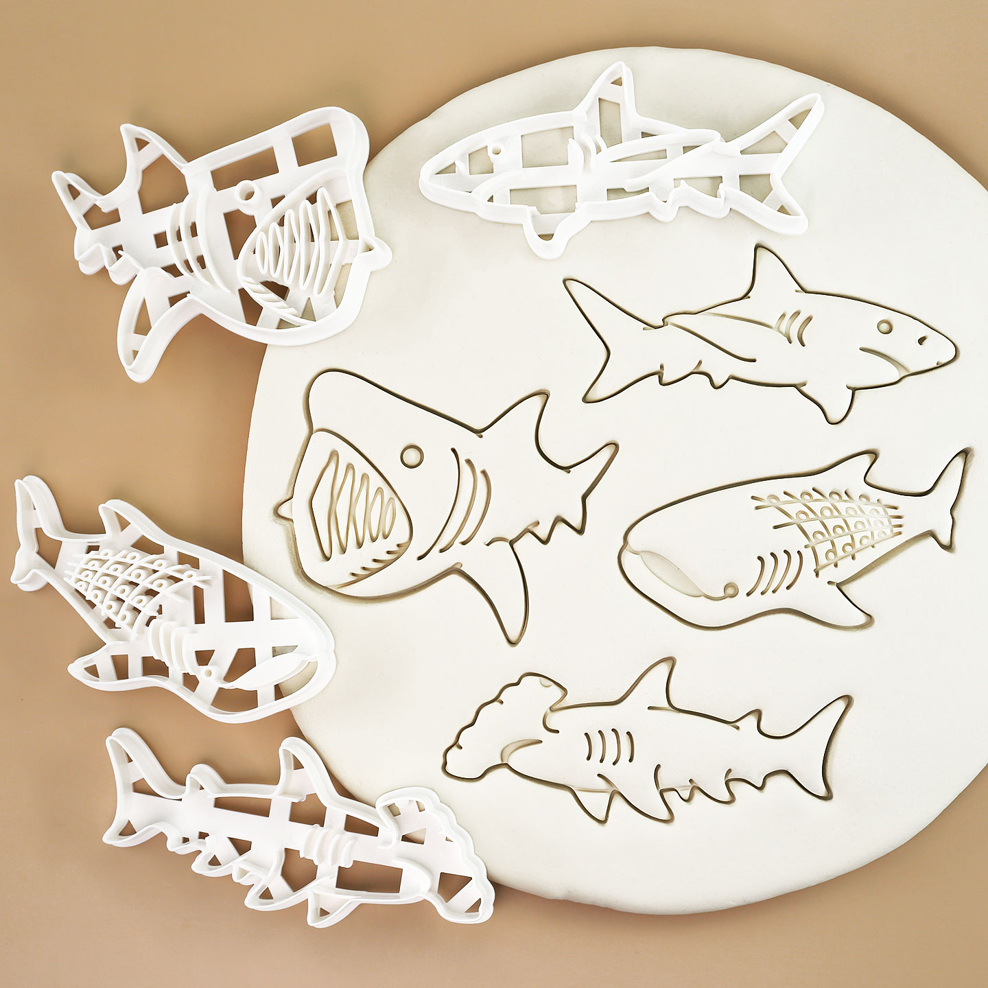 1 Pc/4 Pcs Shark Cookie Cutter - огляд і ціна Kitchen Baking Cookies