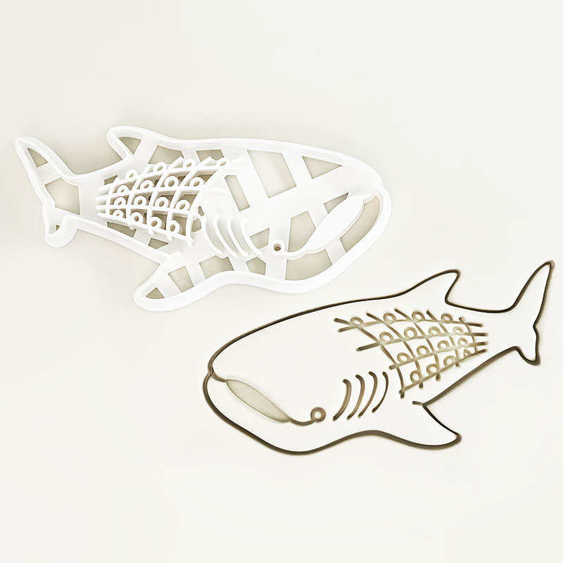 1 Pc/4 Pcs Shark Cookie Cutter - огляд і ціна Kitchen Baking Cookies