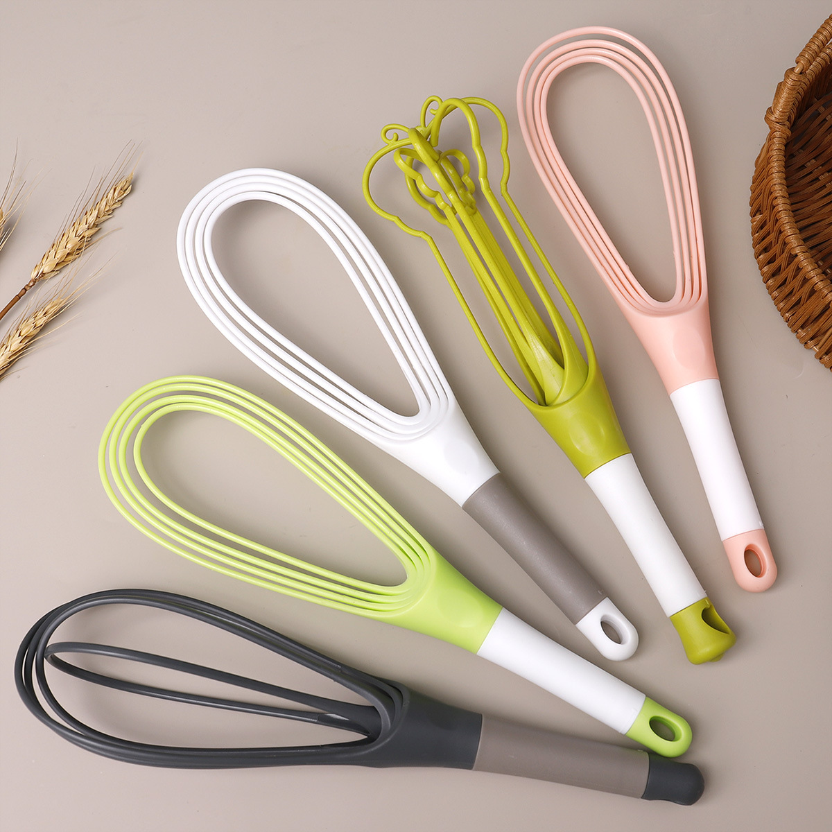 1pcs Egg Beater Rotated Egg Mi - огляд і ціна Kitchen Baking Blender