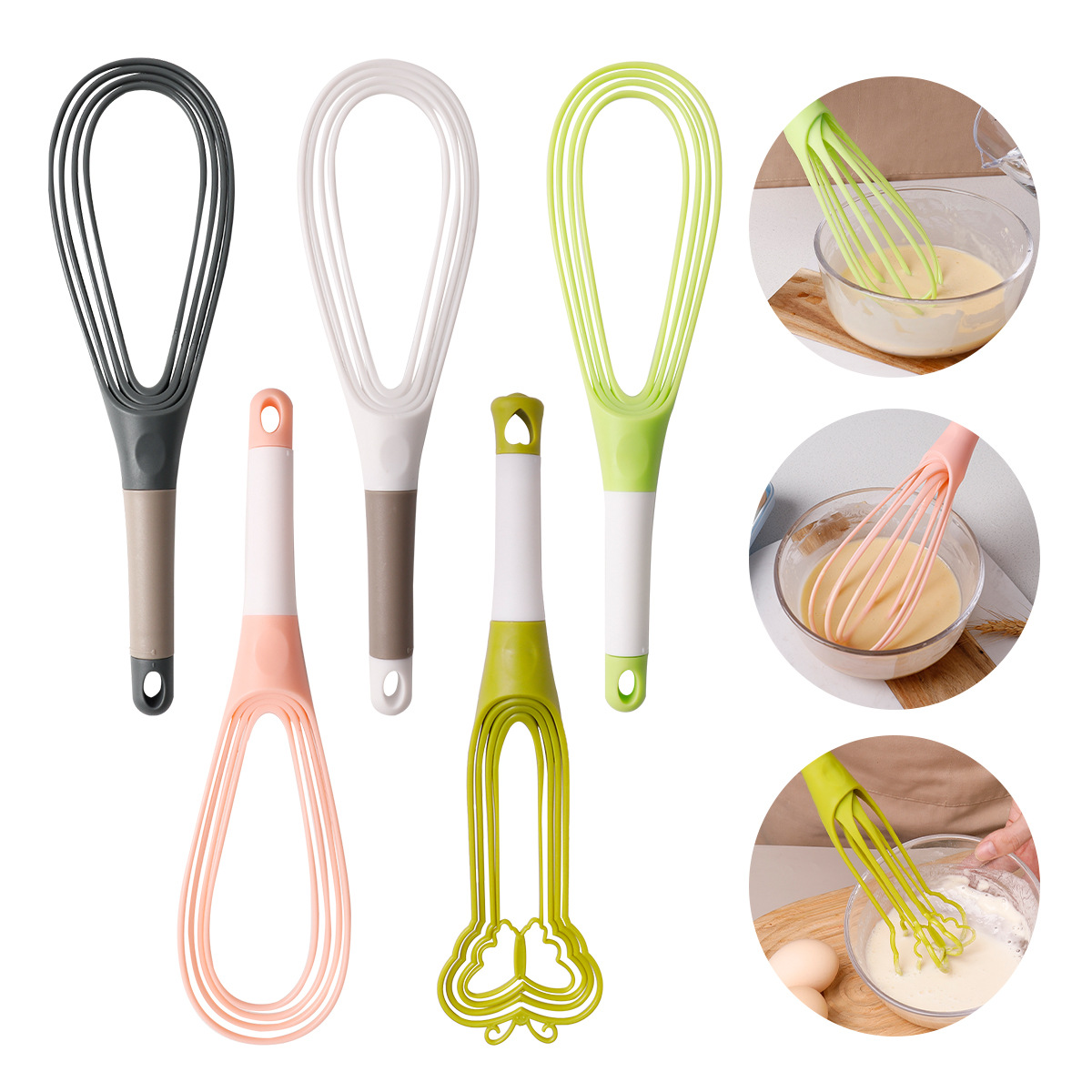 1pcs Egg Beater Rotated Egg Mi - огляд і ціна Kitchen Baking Blender