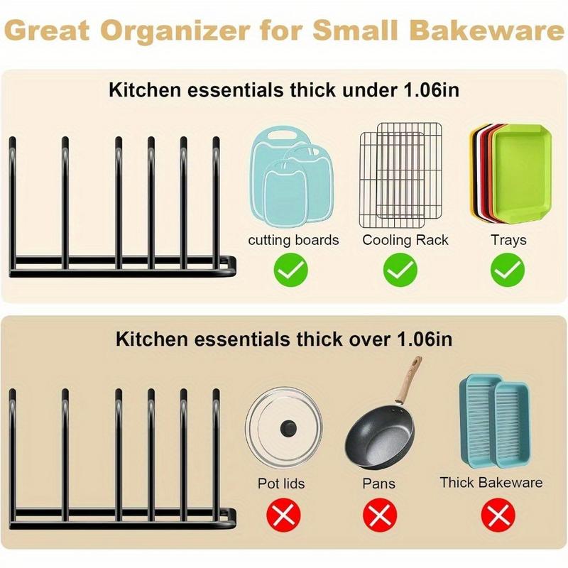 1Pc Cutting Board Organizer Ki - огляд і ціна Kitchen Cabinet Baking Sheet Organizer