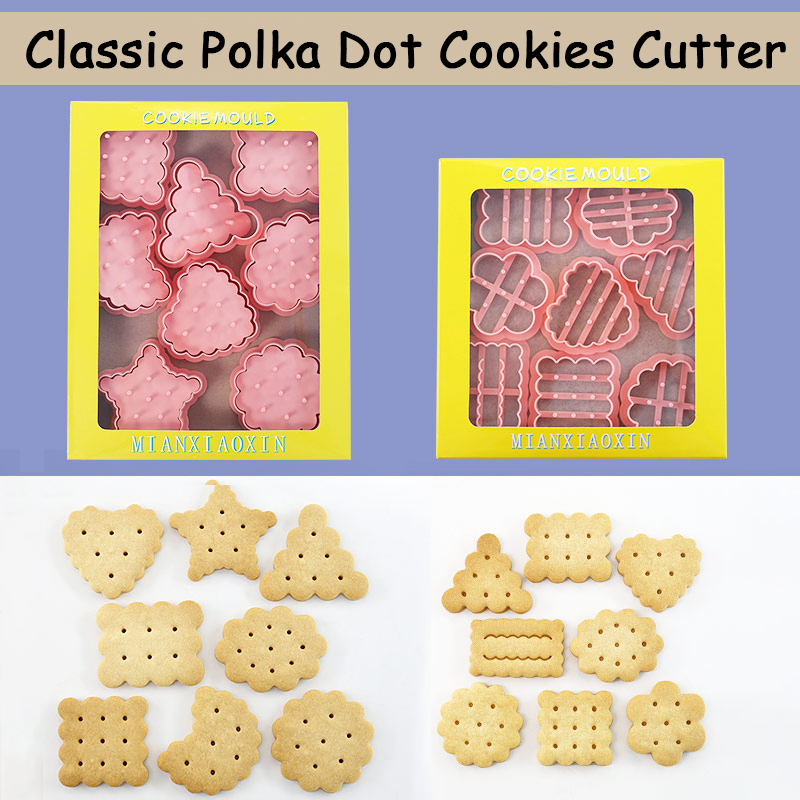 8 Piece Cute Classic Biscuit C - огляд і ціна Kitchen Baking Cookies