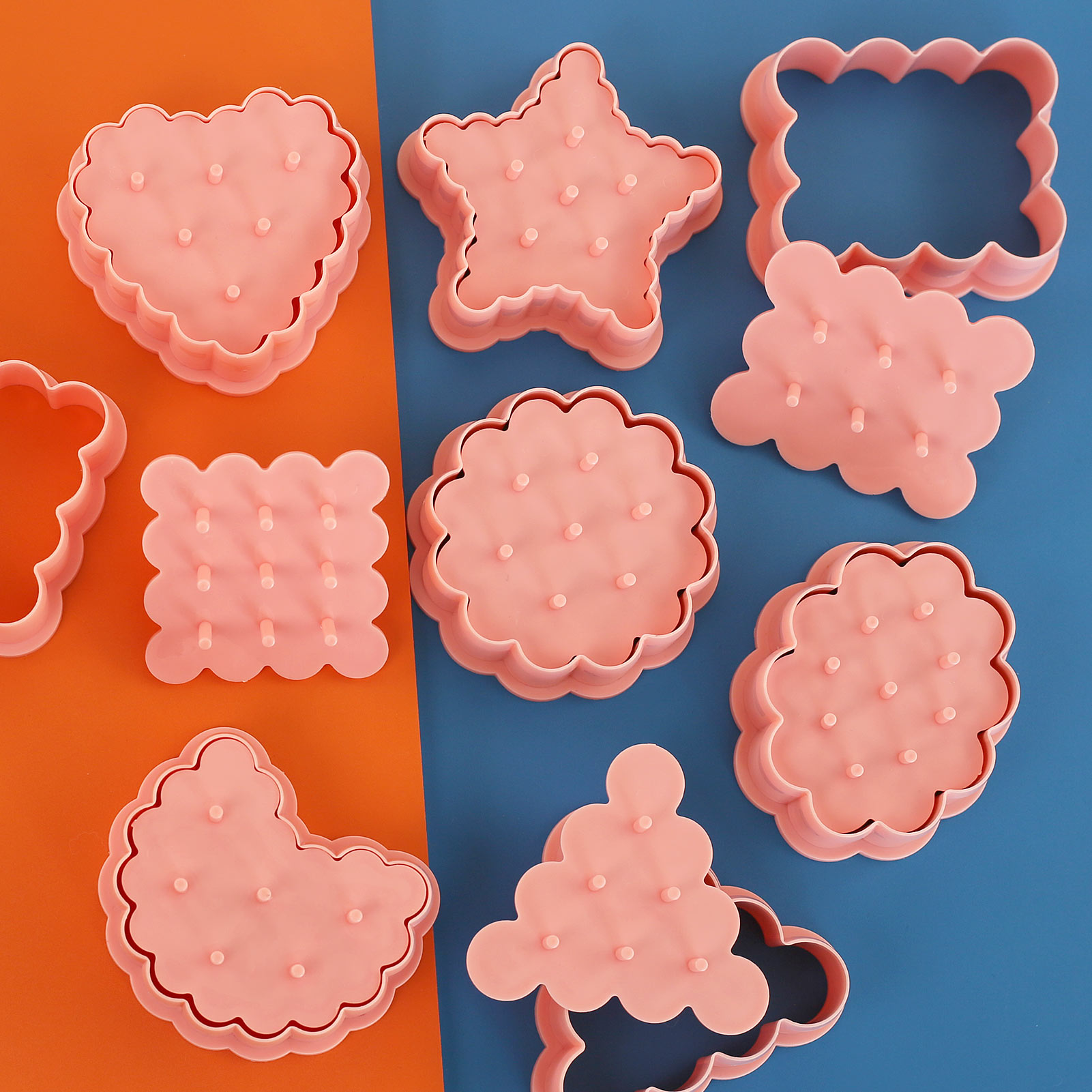 8 Piece Cute Classic Biscuit C - огляд і ціна Kitchen Baking Cookies