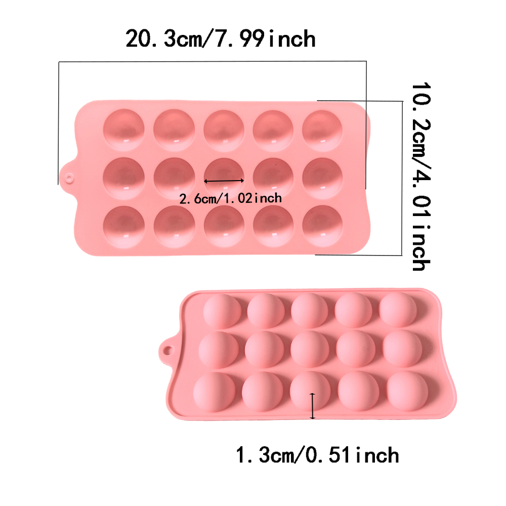 15 cavity semi-circular chocol - огляд і ціна Kitchen Baking Cookies