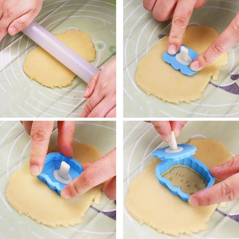 Cookie Mold Stamp Cartoon Saus - огляд і ціна Kitchen Baking Cookies