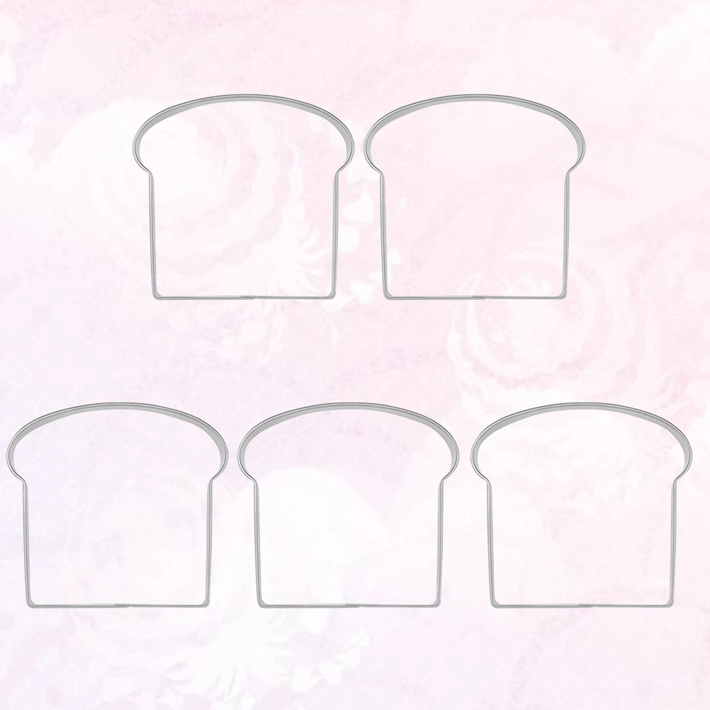 5Pcs Toast Shape Biscuit Mould - огляд і ціна Kitchen Baking Cookies