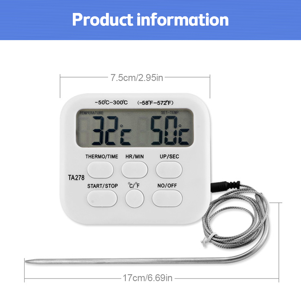 TA278 Digital Kitchen Thermome - огляд і ціна Kitchen With Baking Station