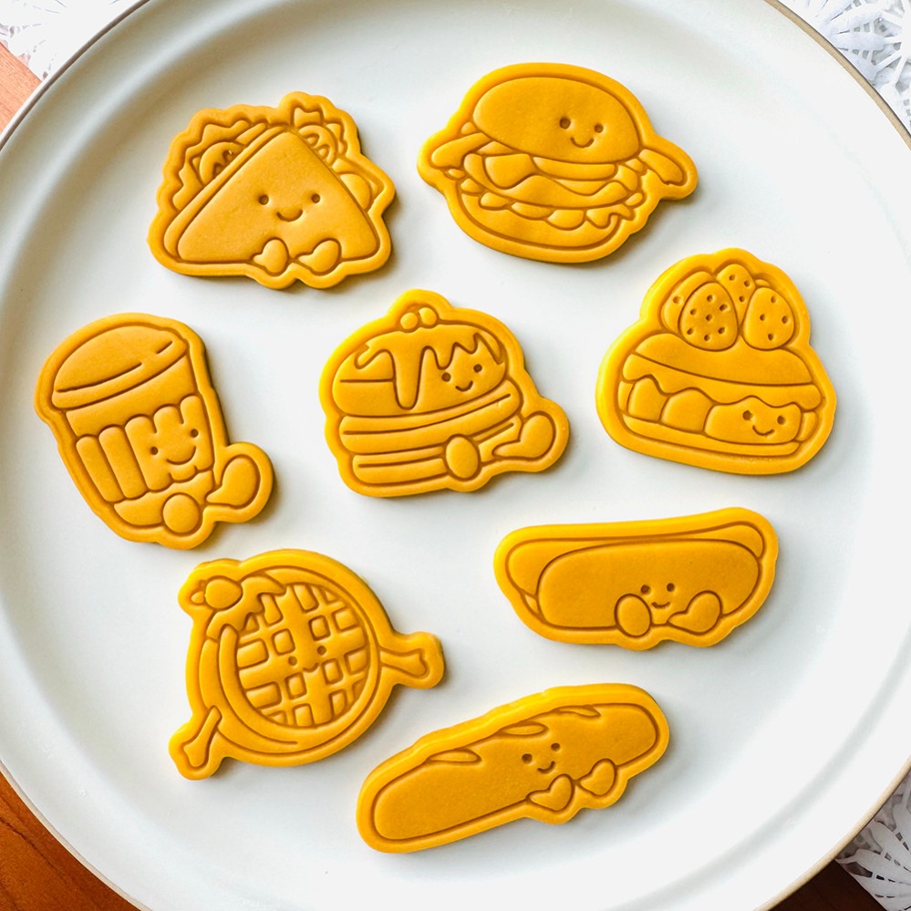 Cute Burger Sandwich Cookie Cu - огляд і ціна Kitchen Baking Cookies