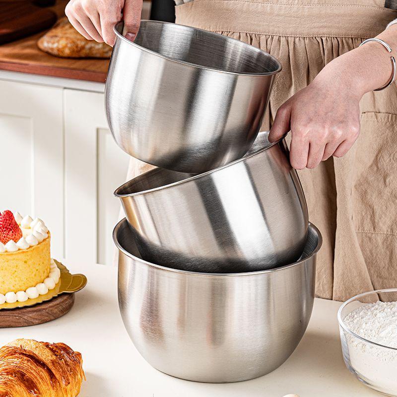 1Pc Stainless Steel Mixing Bow - огляд і ціна Kitchen Baking Containers