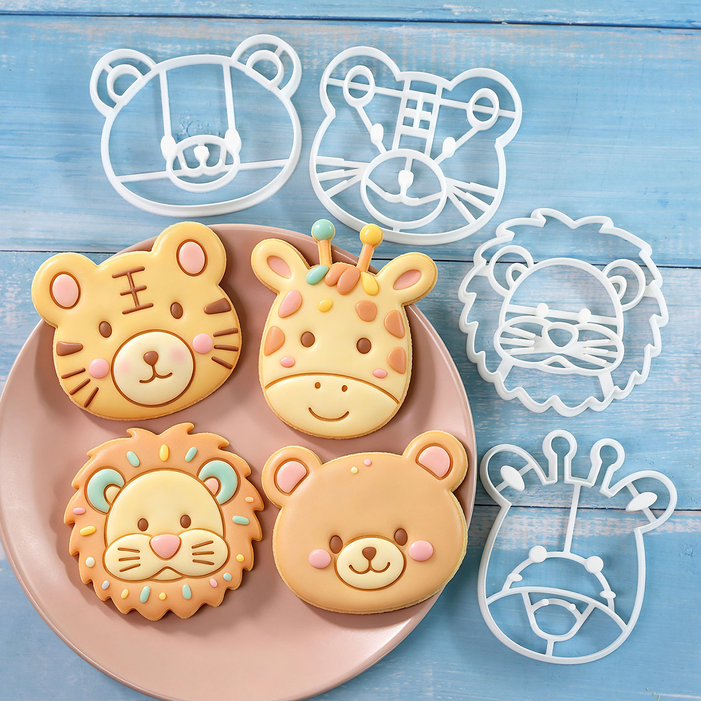 4 Pcs Animal Cookie Cutters Se - огляд і ціна Kitchen Baking Cookies
