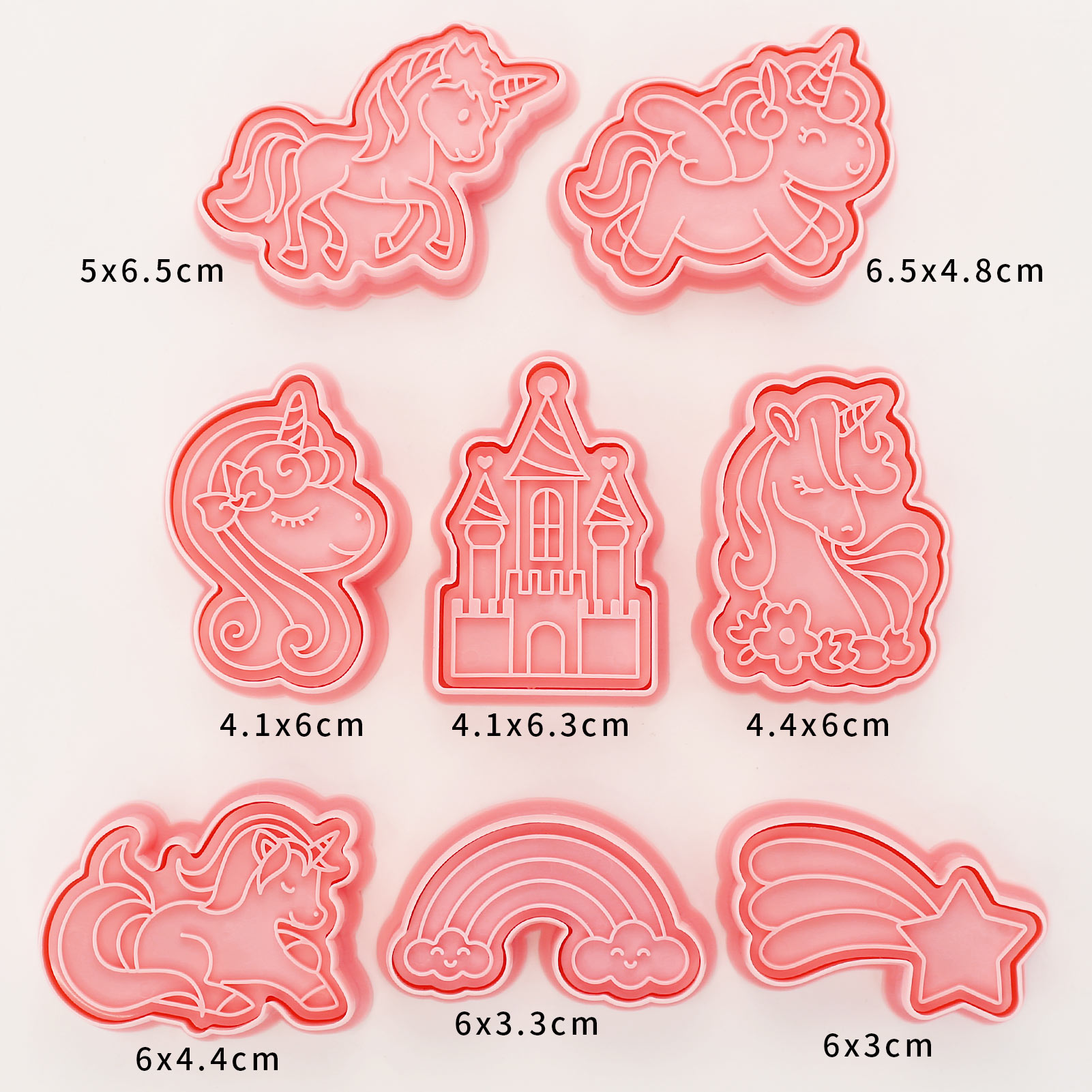 8 Pcs Unicorn Cookie Cutters U - огляд і ціна Kitchen Baking Cookies