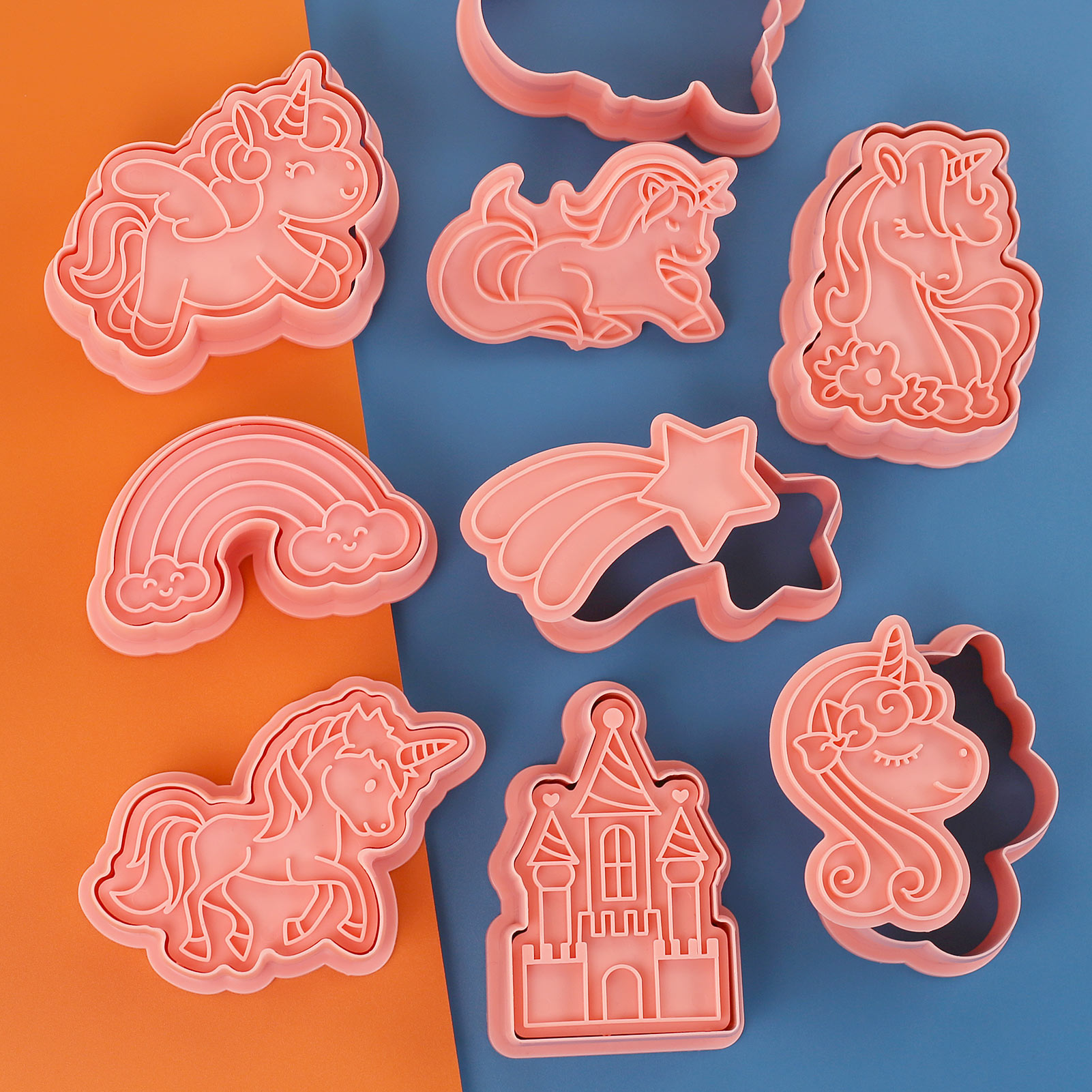 8 Pcs Unicorn Cookie Cutters U - огляд і ціна Kitchen Baking Cookies