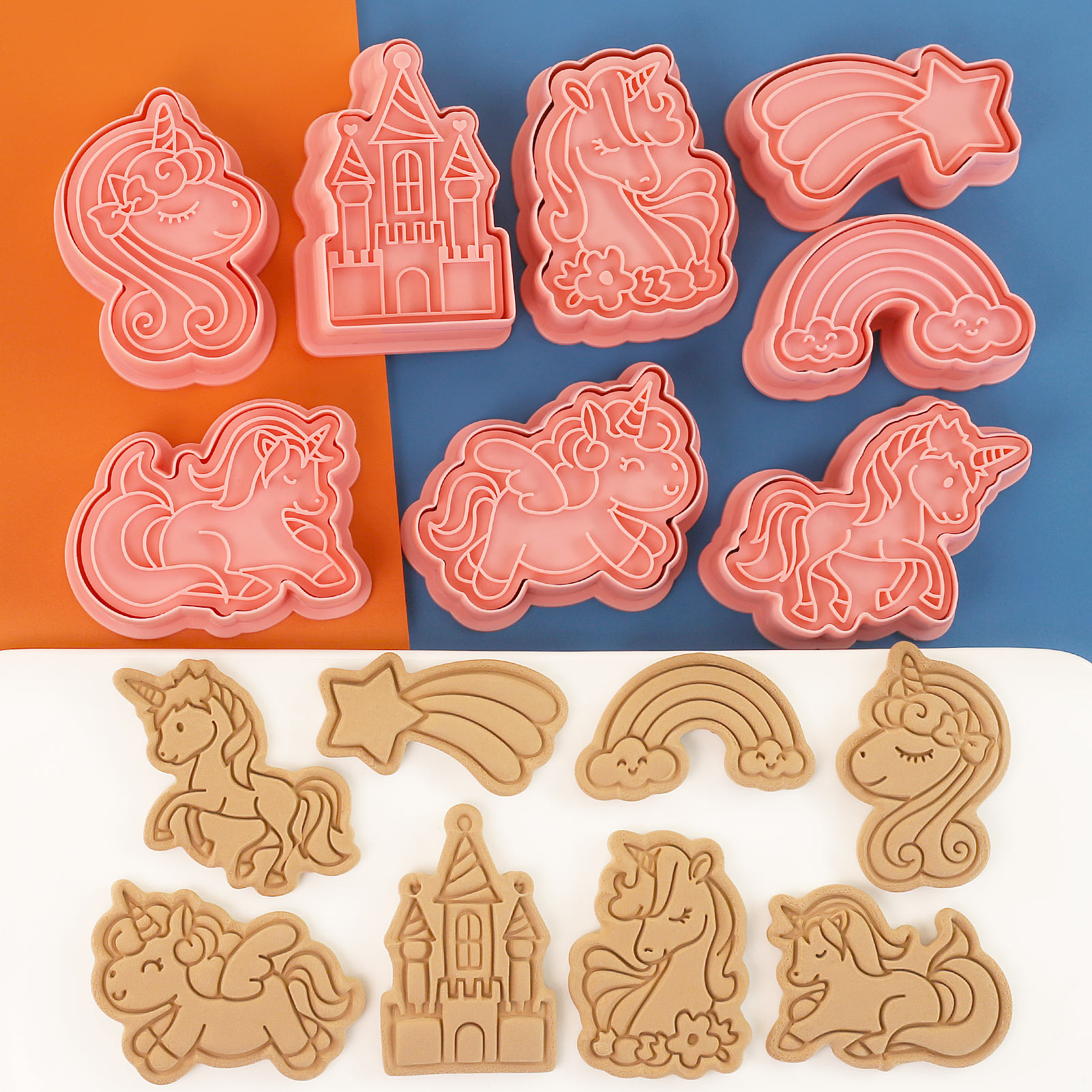 8 Pcs Unicorn Cookie Cutters U - огляд і ціна Kitchen Baking Cookies