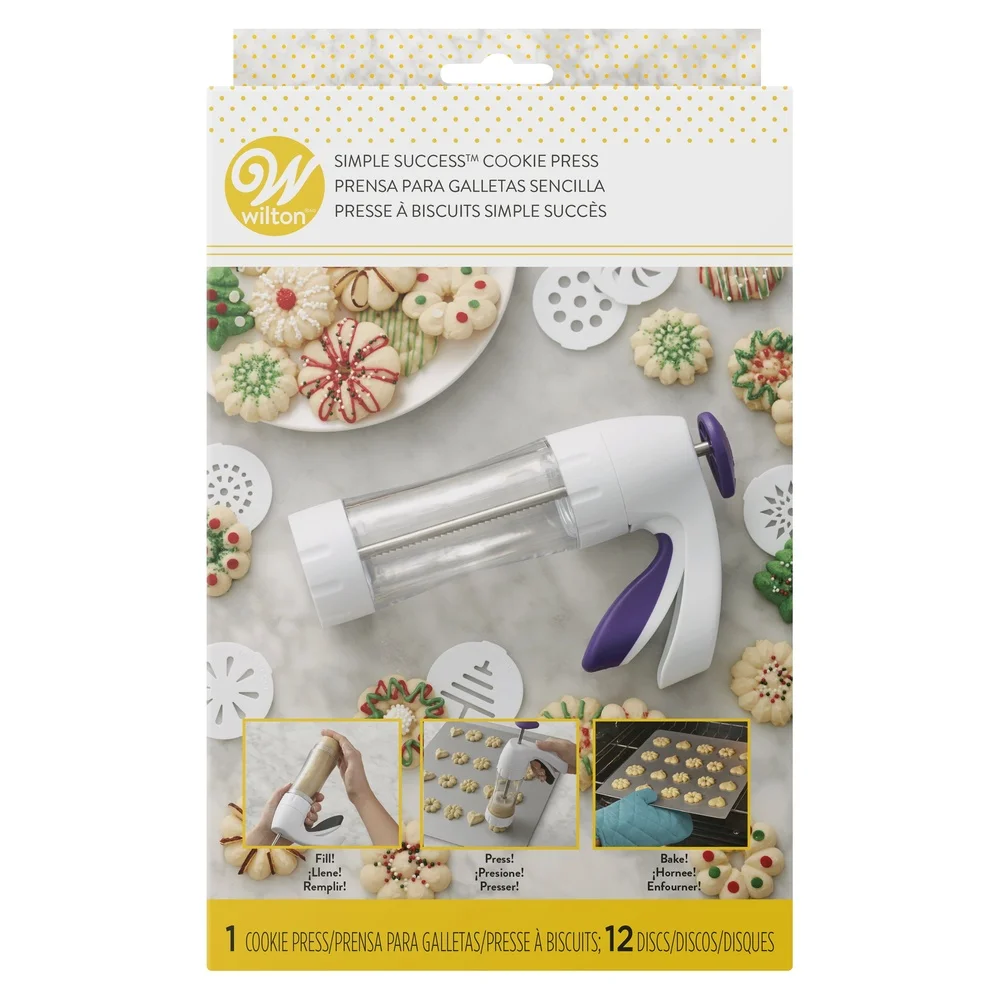 Ergonomic Cookie Press 13-Piec - огляд і ціна Kitchen Baking Cookies