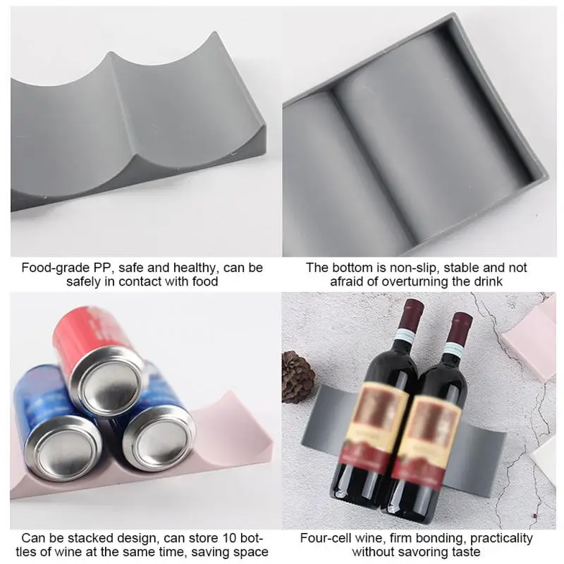 1Pc Stackable Wine Bottle Hold - огляд і ціна Kitchen Uncle