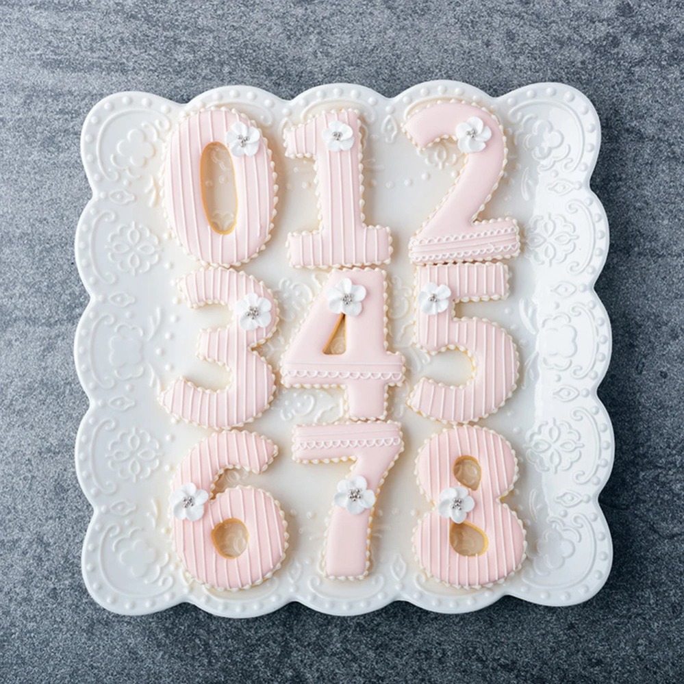 Large Numbers Cookie Cutters B - огляд і ціна Kitchen Baking Cookies