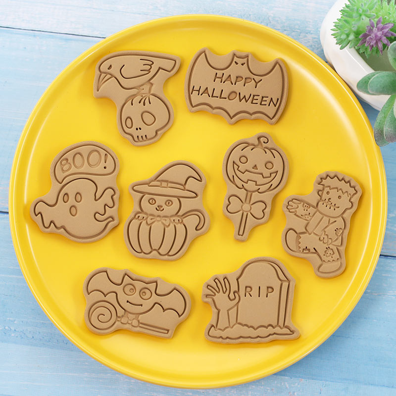 Halloween Cookie Stamp Cutters - огляд і ціна Kitchen Baking Cookies