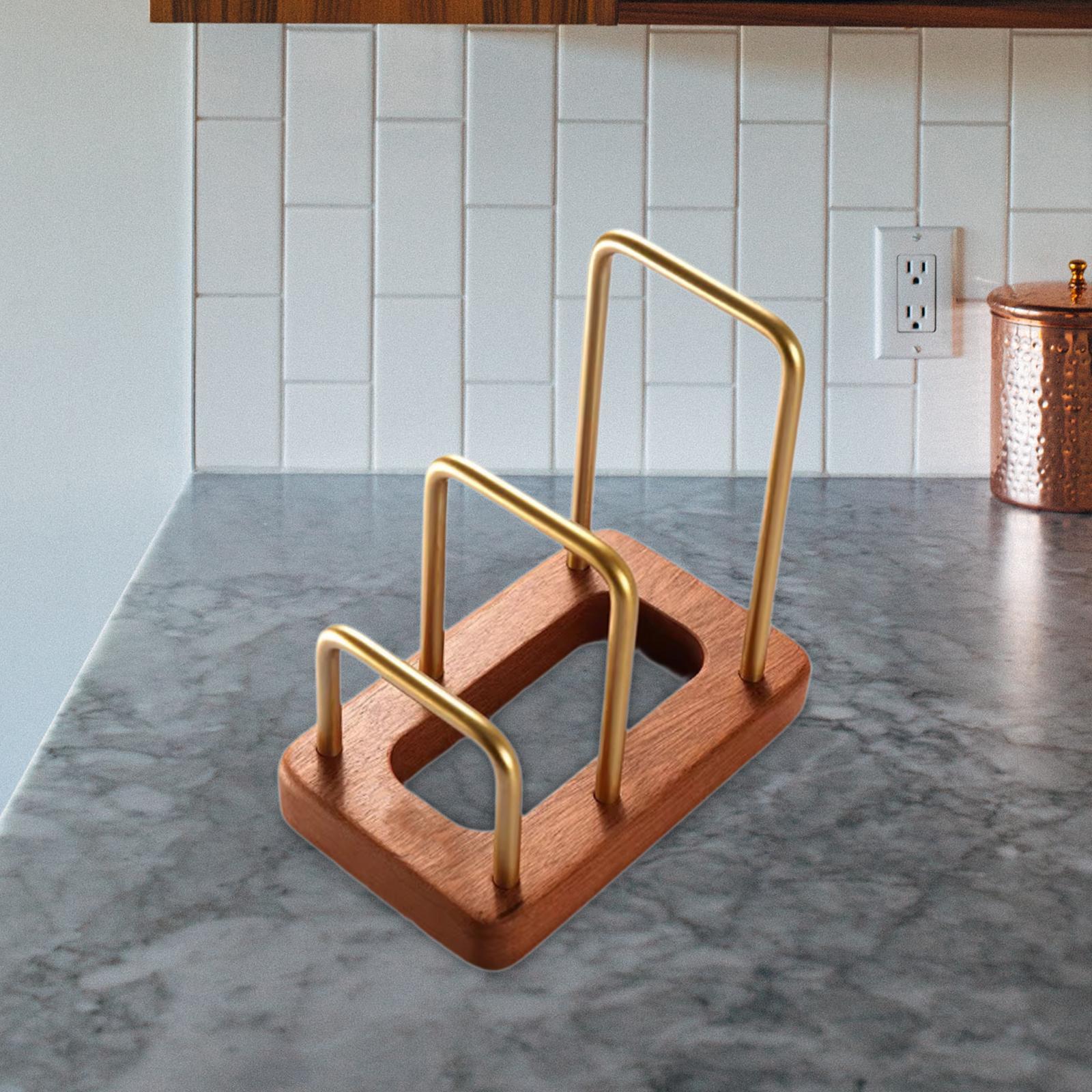 Cutting Board Rack Pot Lid Rac - огляд і ціна Kitchen Cabinet Baking Sheet Organizer