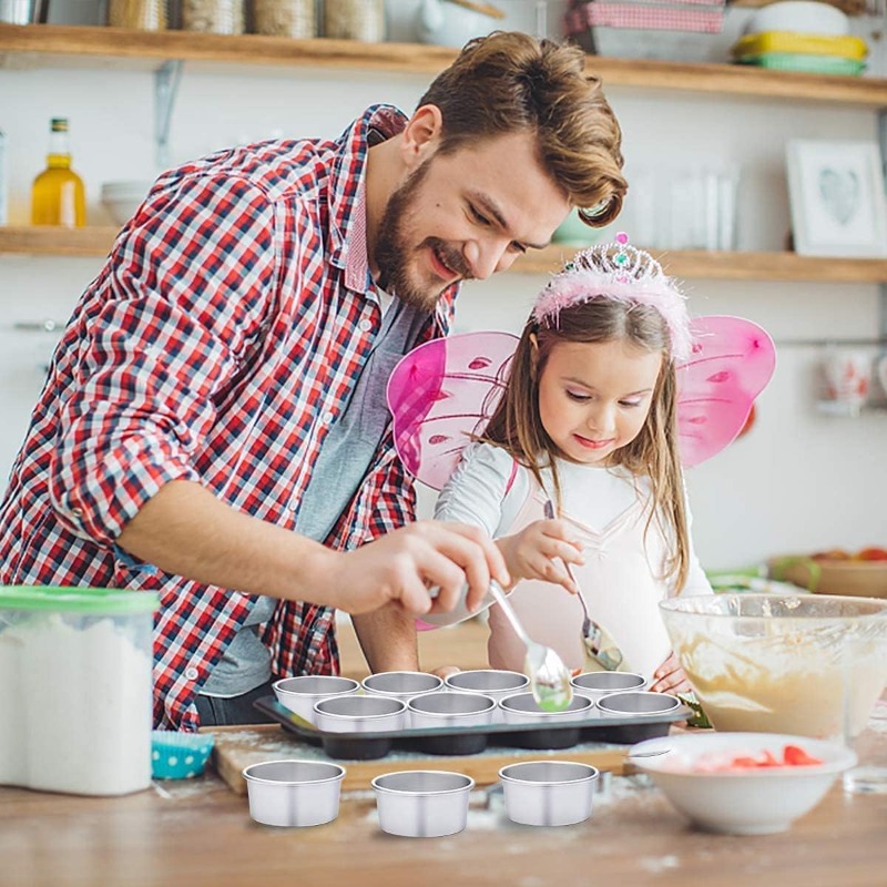 4 x 2 inch Round Cake Pan Set  - огляд і ціна Mini Kitchen Baking