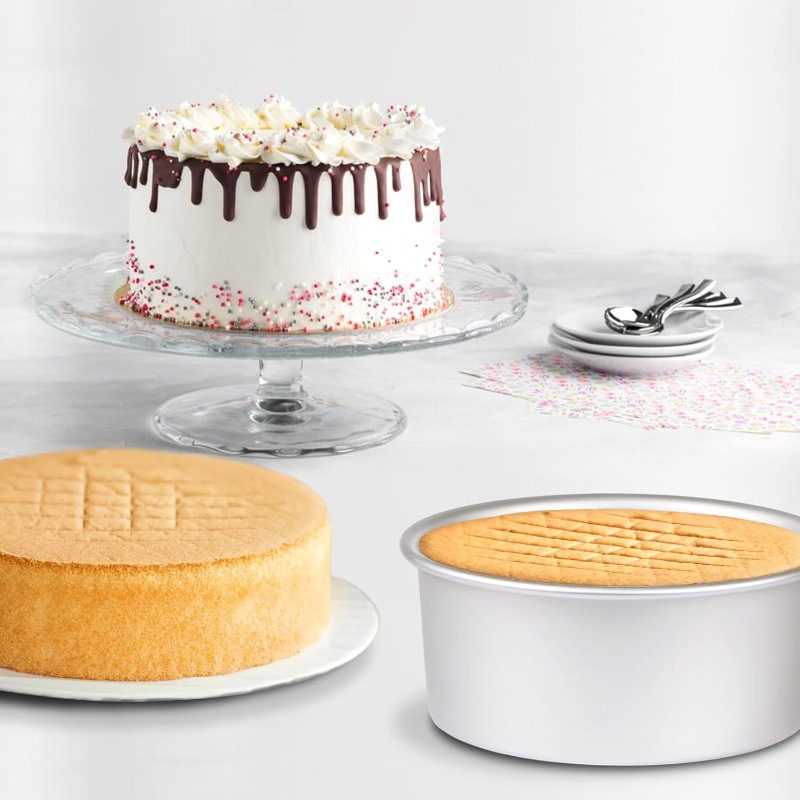 4 x 2 inch Round Cake Pan Set  - огляд і ціна Mini Kitchen Baking
