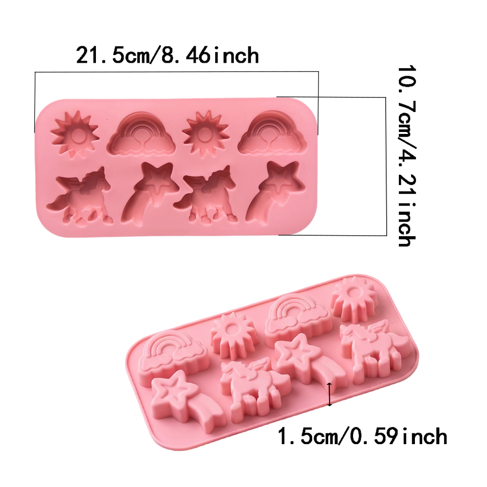 1PC 8-Cavity Silicone Candy Mo - огляд і ціна Kitchen Baking Cookies