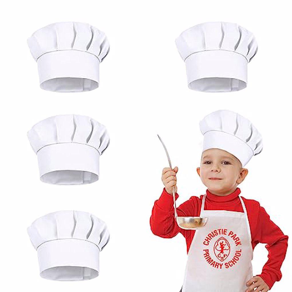 4PCS White Party Cap Hat Costu - огляд і ціна Kitchen Baker